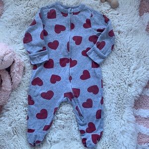OLD NAVY Infant Baby zipper pajamas onesie 3-6M